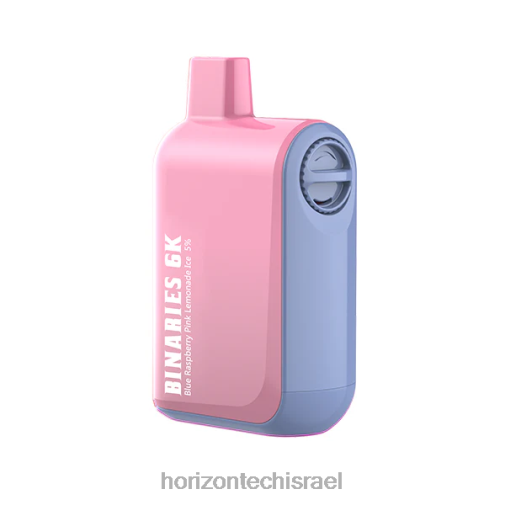 HorizonTech Binaries Cabin חד פעמי 15 מ"ל קרח לימונדה פטל כחול ורוד HorizonTech jerusalem 28N2832