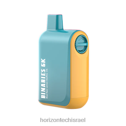 HorizonTech Binaries Cabin חד פעמי 15 מ"ל מאפינס לימון כחול ראז HorizonTech vape israel 28N2833