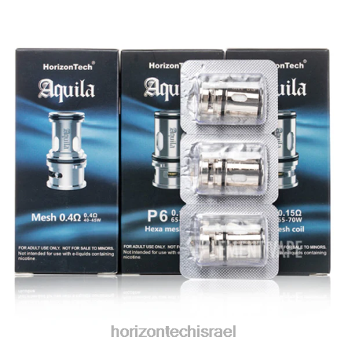 HorizonTech Aquila סליל (חבילה 3) p6 - 0.15 אוהם (חבילה 3) HorizonTech vape israel 28N28183