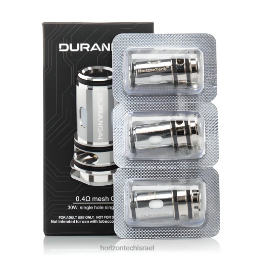 HorizonTech Durandal סלילים (חבילה של 3) 0.4 אוהם (חבילה 3) Horizon tech vape 28N2815