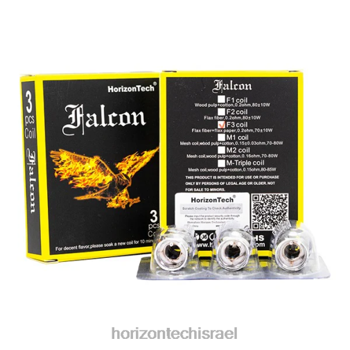 HorizonTech Falcon סלילים (חבילה של 3) סליל f3 0.2 אוהם HorizonTech israel 28N28161