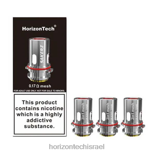 HorizonTech Sakerz סלילים (חבילה של 3) רשת 2 ב-1 0.17 אוהם (חבילה 3) Horizon tech company 28N286