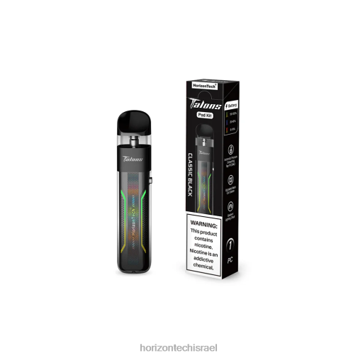 HorizonTech Talons מערכת תרמילים שחור קלאסי HorizonTech vape kit 28N2820