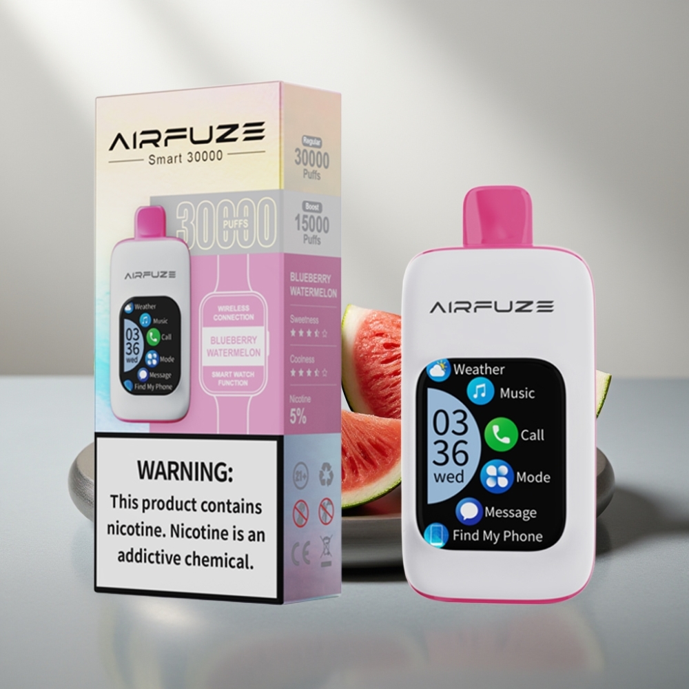 AirFuze Smart 30000 Puffs 5% 900mAh Type-C תות אבטיח