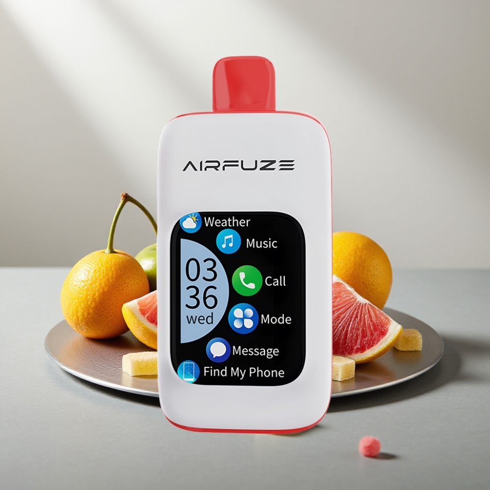 AirFuze Smart 30000 Puffs Disposable Vape סור לוש גומי 5% 900mAh Type-C 2.01"TFT