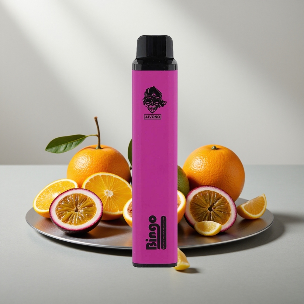 Aivono Aim Bingo 4000 Puffs 10mL 1000mAh תפוז פסיפלורה גויאבה