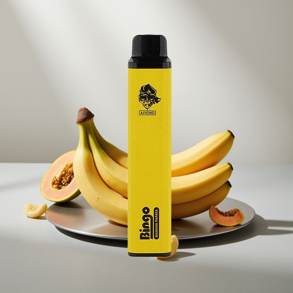 Aivono Aim Bingo 4000 Puffs 10mL 1000mAh בננה פפאיה