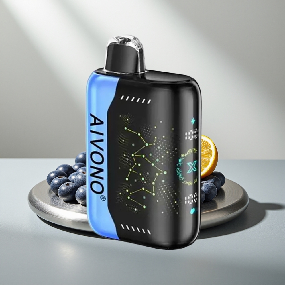 Aivono AIM BOOM 25000 פופס 28ml 650mAh 1.2Ω טעם רנצ'ר כחול