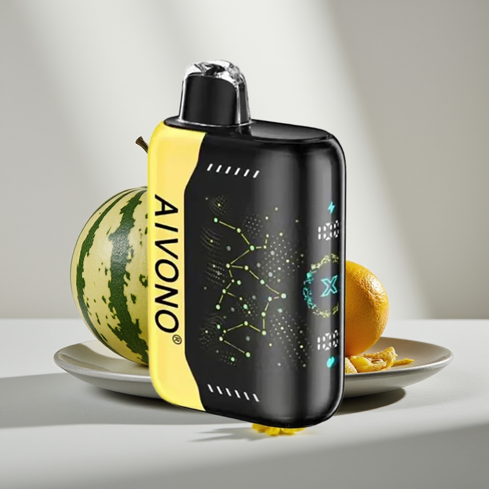 Aivono AIM BOOM 25000 Puffs 28ml 650mAh 1.2Ω Type-C 90g מלון לימון