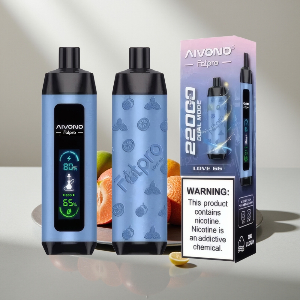 Aivono AIM FATPRO 22000 Puffs 28ml 0.6Ω Mesh 600mAh Eco/Boost אהבה 66