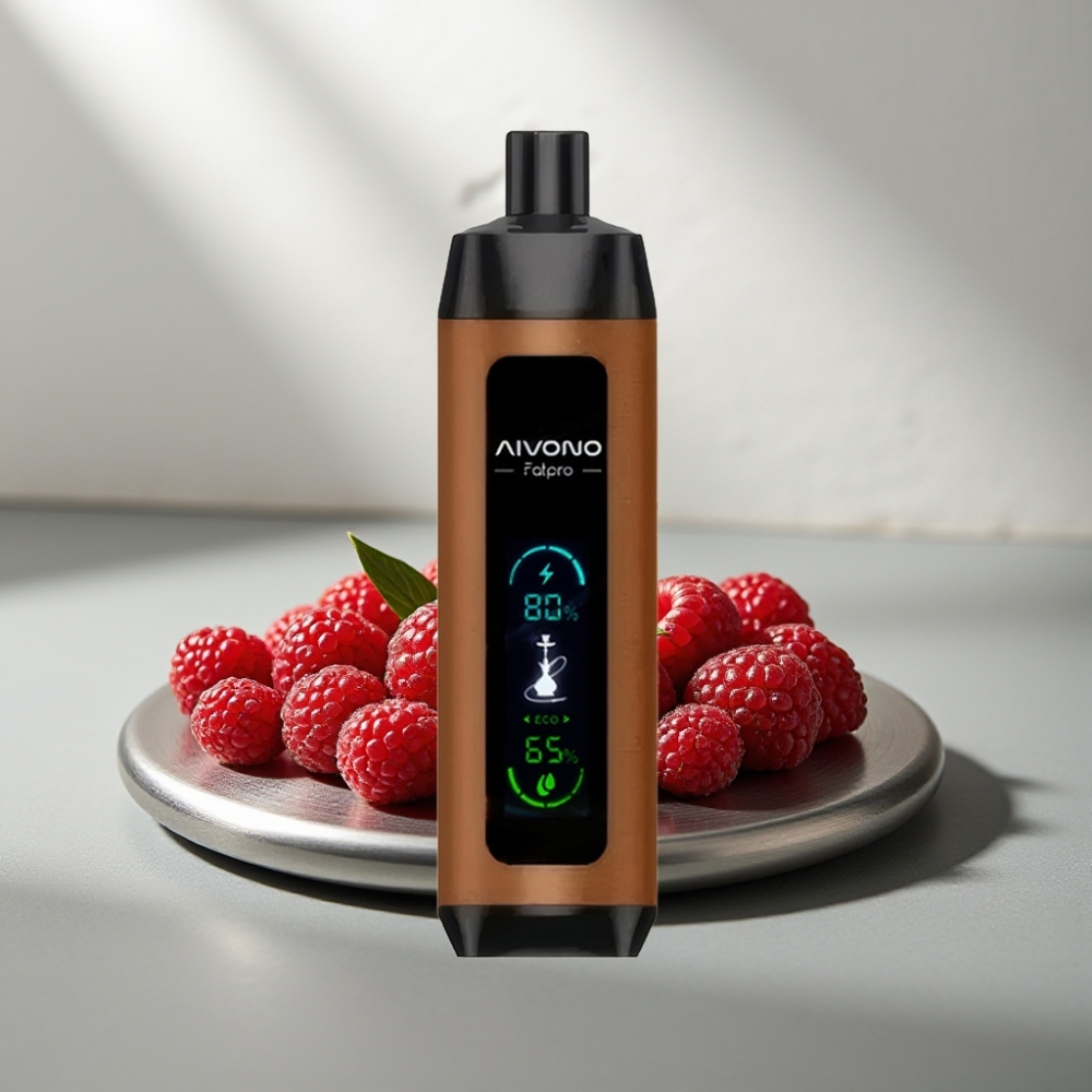 Aivono AIM FATPRO 22000 Puffs 28ml 600mah 0.6Ω Mesh טעם דובדבן פטל