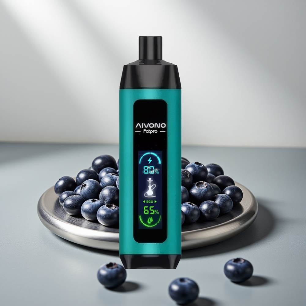 Aivono AIM FATPRO 22000 Puffs 28ml 600mah 0.6Ω Mesh Dual Modes תפוח יער כחול