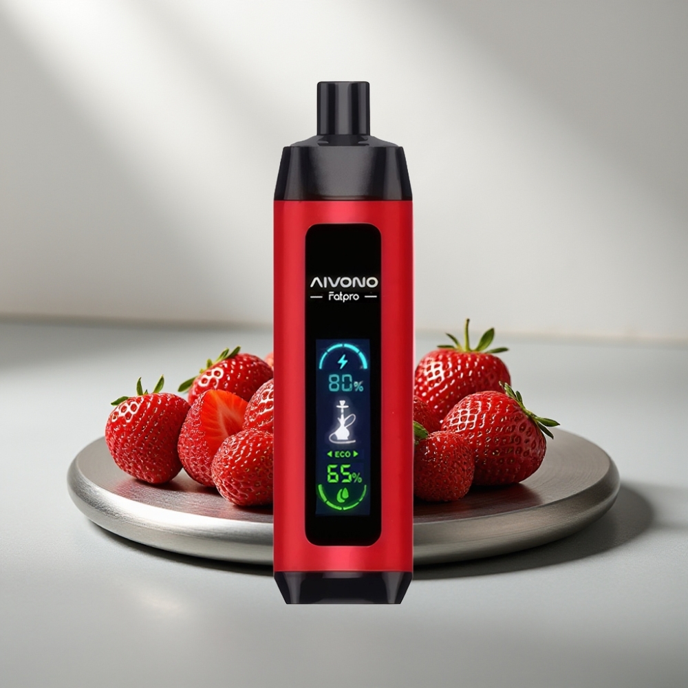 Aivono AIM FATPRO 22000 Puffs 28ml 600mah 0.6Ω Mesh Dual Modes תות מתנגב