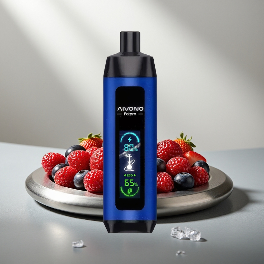 Aivono AIM FATPRO 22000 Puffs 28ml 600mah Berry Ice ענב קרח