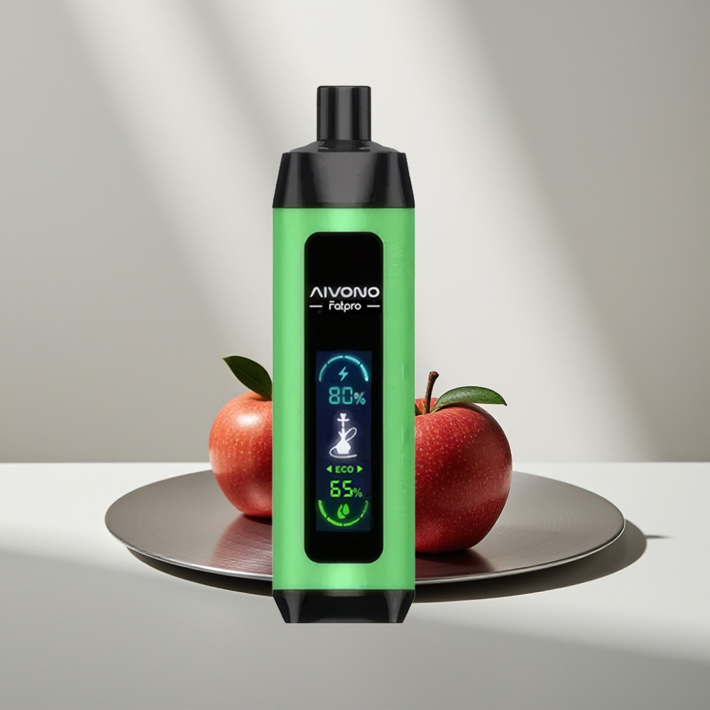 Aivono AIM FATPRO 22000 Puffs Disposable Vape שני תפוחים 28ml 600mAh 0.6Ω