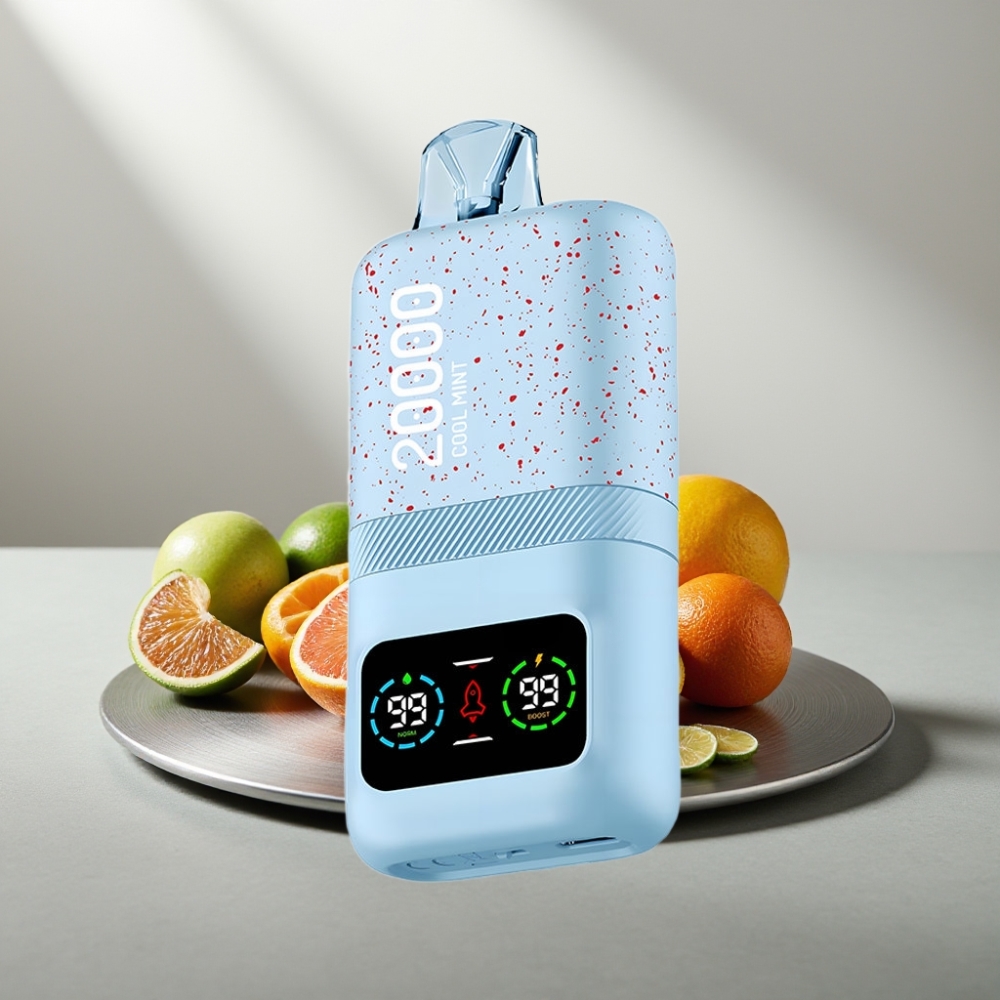 Aivono AIM MAGIC 20000 Puffs 0%-5% Nic 26ml Dual Mesh LCD Type-C 600mAh נענע קרירה