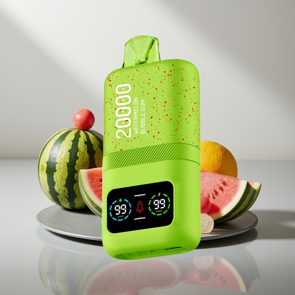 Aivono AIM MAGIC 20000 Puffs 0%-5% Nic 26ml Dual Mesh LCD Type-C 600mAh אבטיח מסטיק בועות