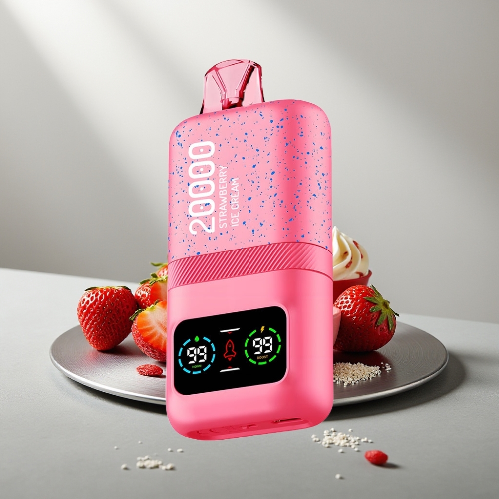 Aivono AIM MAGIC 20000 Puffs 26ml 5% Nicotine Type-C תות גלידה