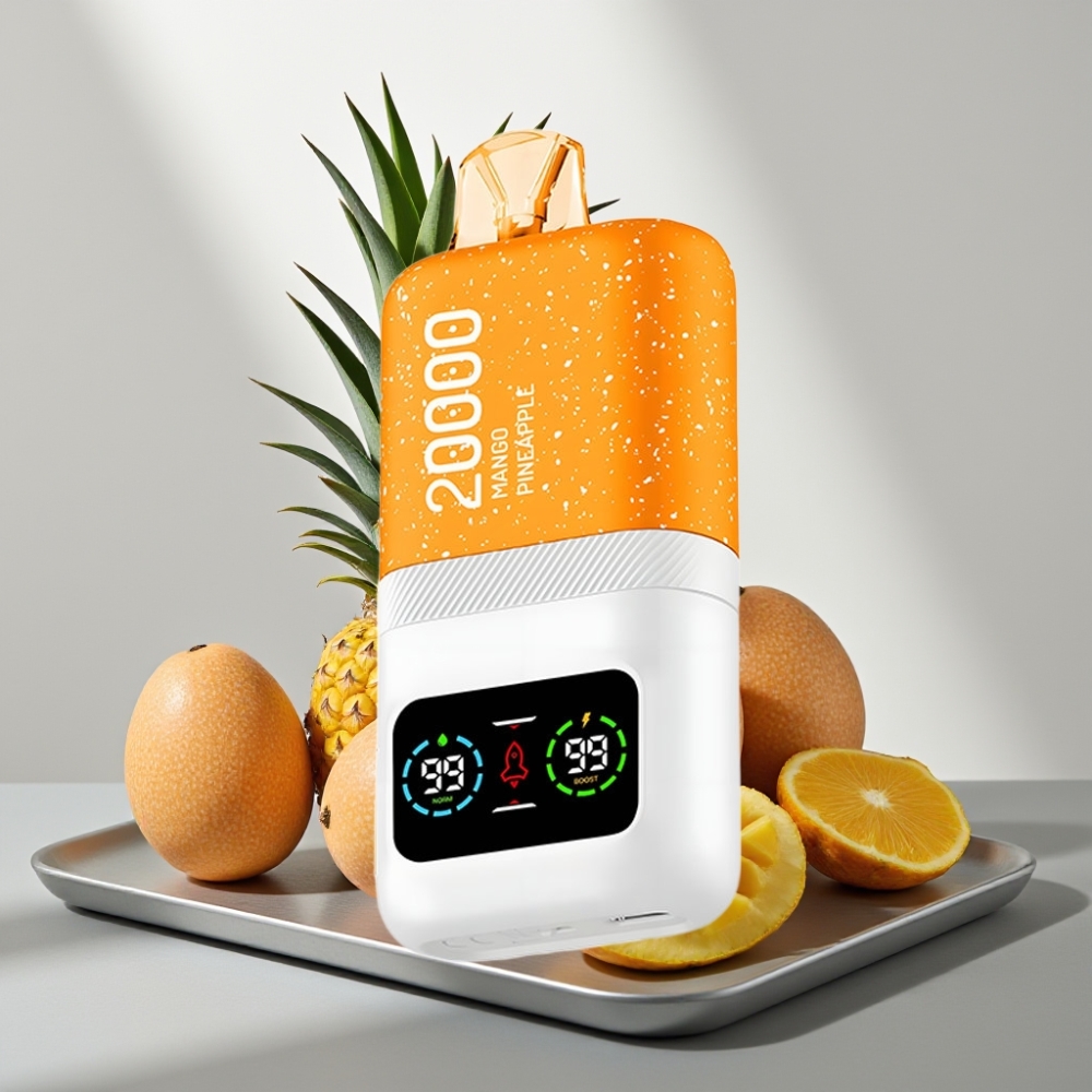 Aivono Aim Magic 20000 Puffs 26ml Dual Mesh LCD Type-C 600mAh מנגו אננס