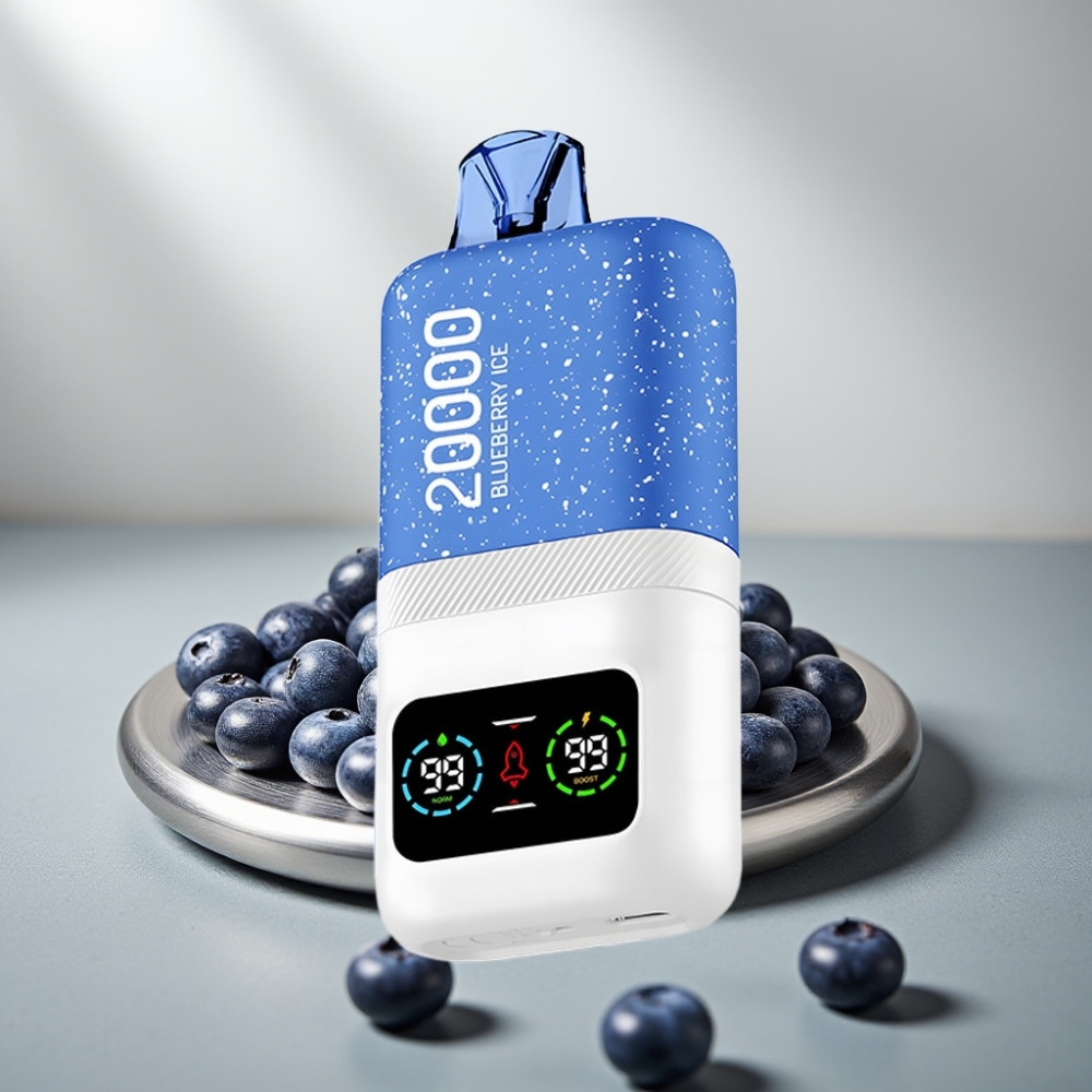 Aivono Aim Magic 20000 Puffs 26ml Dual Mesh LCD Type-C 600mAh תותחת כחול