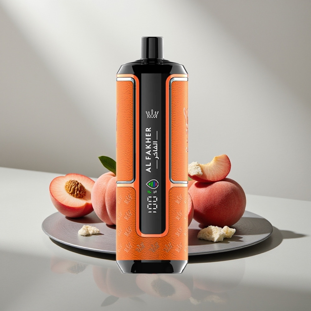 Al Fakher Crown Bar 15K Hypermax 22ml 600mAh Type-C Peach Ice