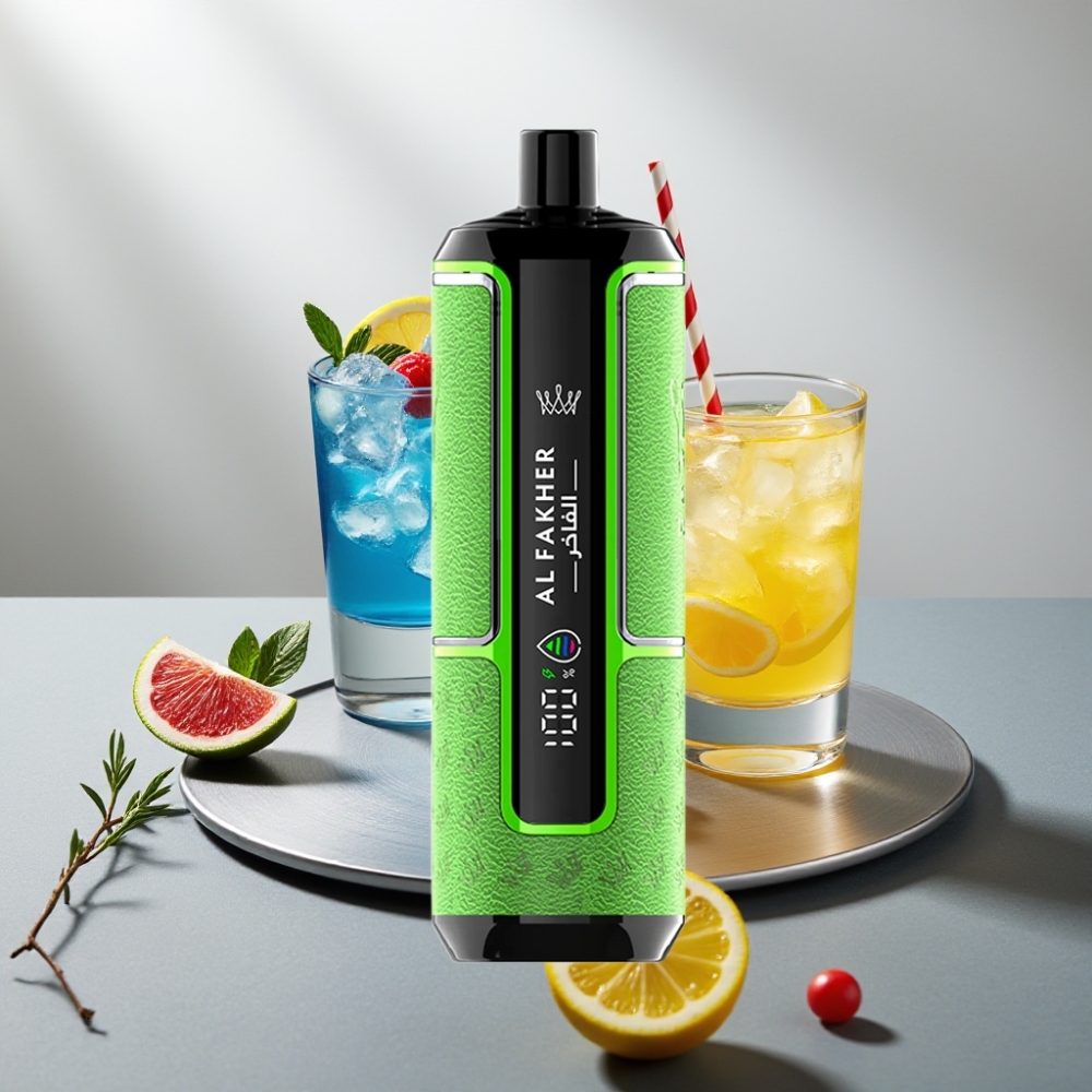 Al Fakher Crown Bar 15K Hypermax 22ml 6mg Blue Razz Lemonade Disposable