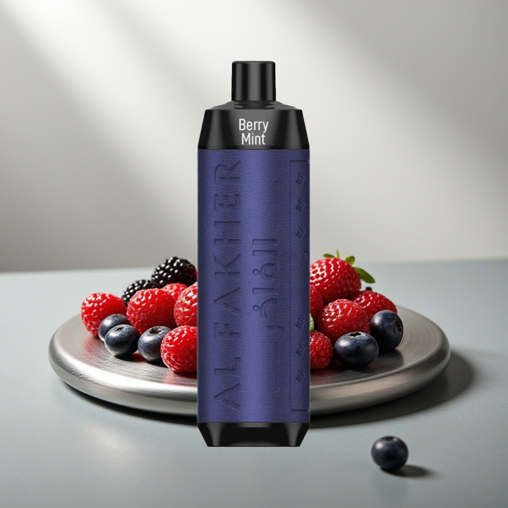 Al Fakher Crown Bar 8000 Crystal Disposable Vape 600mAh 18ml 5mg 0.6Ω תות נענע