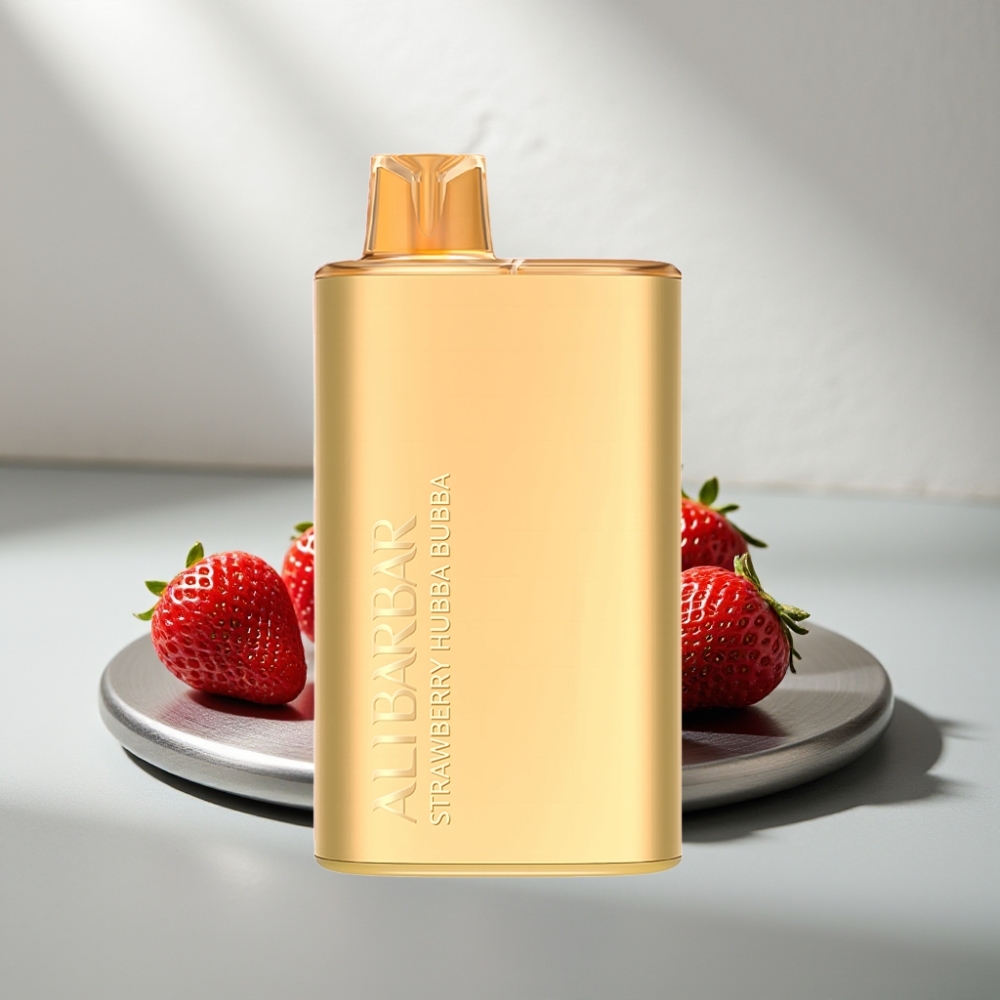 Alibarbar Rich 8000 Puffs 20ml 2000mAh 1.1Ω תות באבא