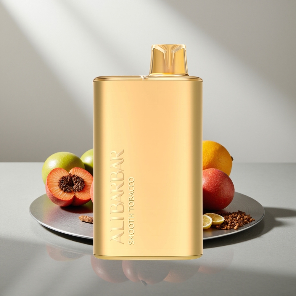 Alibarbar Rich 8000 Puffs Disposable Vape 20ml 2000mAh 1.1 Ohm טבק חלק