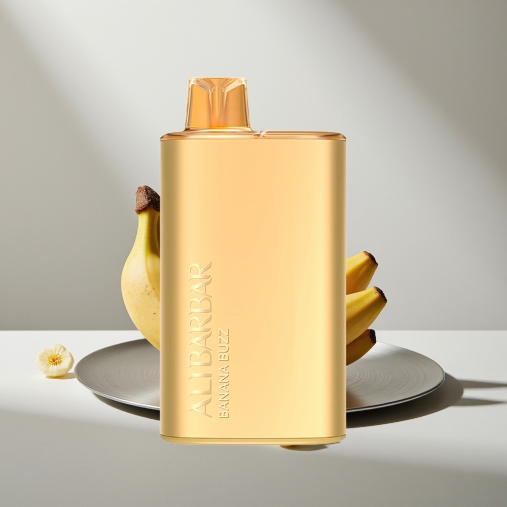 Alibarbar Rich 8000 Puffs Disposable Vape בננה באז 20ml 2000mAh