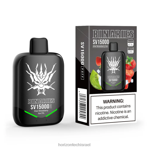 HorizonTech Binaries Cabin חד פעמי sv קרח תות קיווי Horizon tech vape tank 28N2889