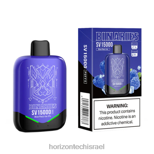 HorizonTech Binaries Cabin חד פעמי sv קרח כחול razz Horizon tech vape coils 28N2887