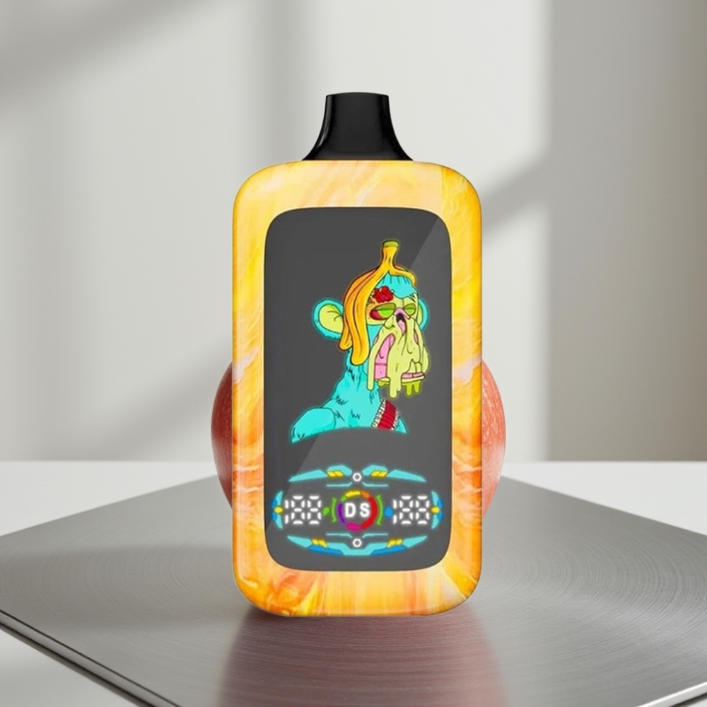 Fumot Digital Monkey 40000 Puffs Dual/Single Engine Dual Mesh 850MAH Type-C 0%/2%/3%/5% תפוח כפול