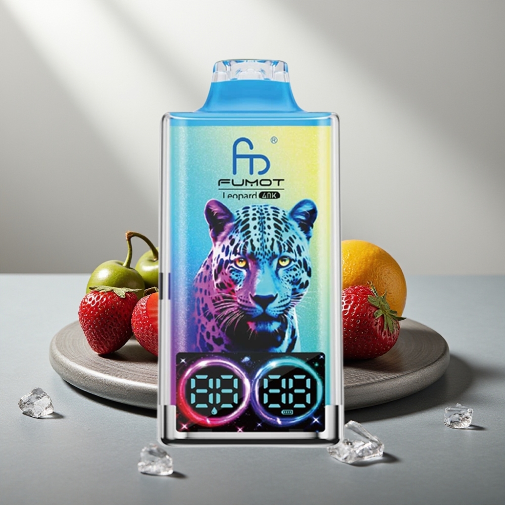 Fumot Leopard 40K Puffs 700mAh Dual Mesh Type-C Black Dragon Ice Disposable Vape