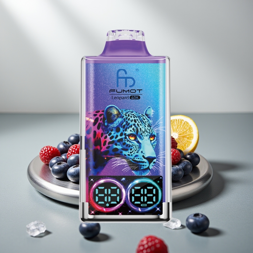 Fumot Leopard 40K Puffs Dual Mesh 700mAh Type-C Blueberry on Ice