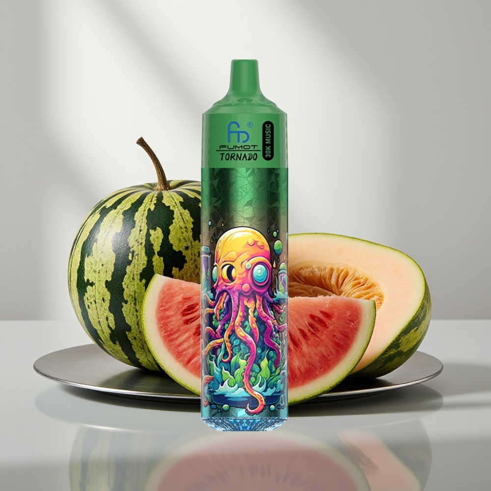 Fumot RandM Tornado 30000 Puffs 30mL 2%/5% אבטיח מלון 1.0Ω 600mAh