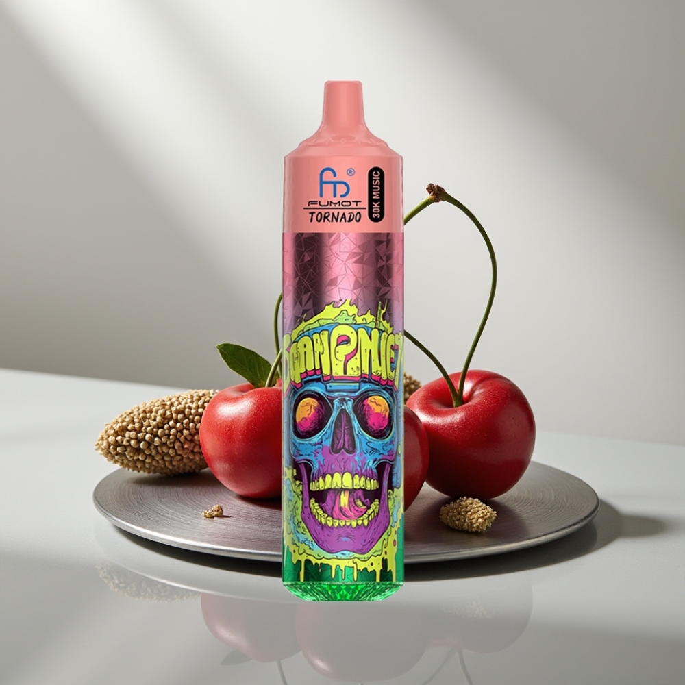 Fumot Randm Tornado 30000 Puffs 30mL 2%/5% 1.0Ω 600mAh דובדבן משולש