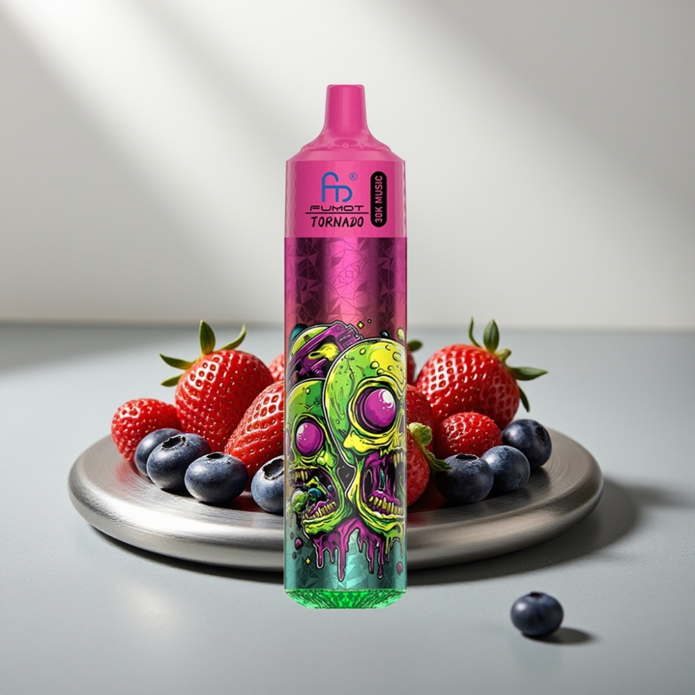 Fumot Randm Tornado 30000 Puffs 30mL 2%/5% 1.0Ω 600mAh תות בלוברי