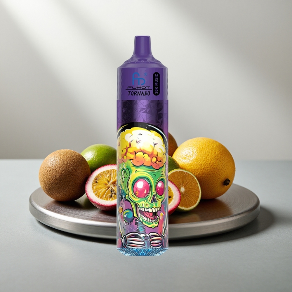 Fumot Randm Tornado 30000 Puffs 30mL 2%/5% 1.0Ω 600mAh קיווי פסיון גויאבה