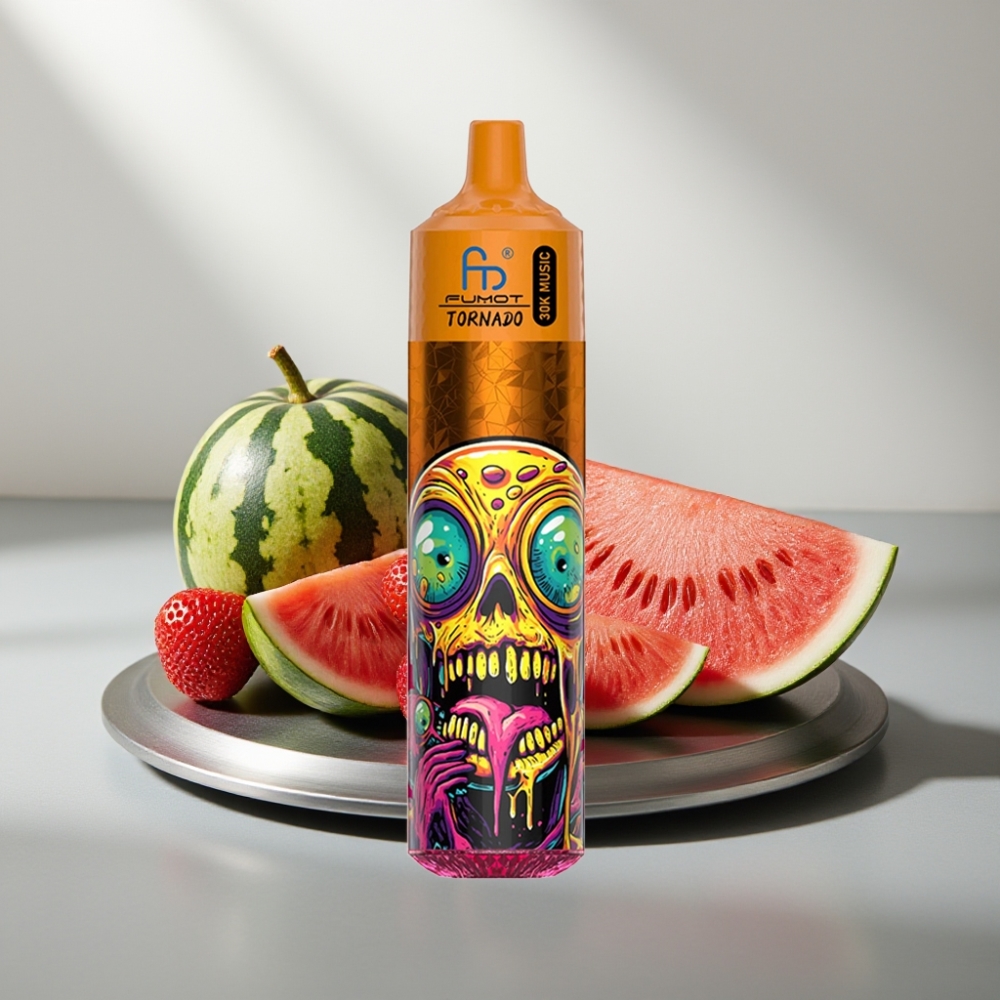 Fumot Randm Tornado 30000 Puffs 30mL 2%/5% 1.0Ω 600mAh LED תות אבטיח