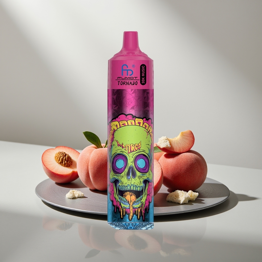 Fumot Randm Tornado 30000 Puffs 30mL 2%/5% 600mAh אפרסק קרח