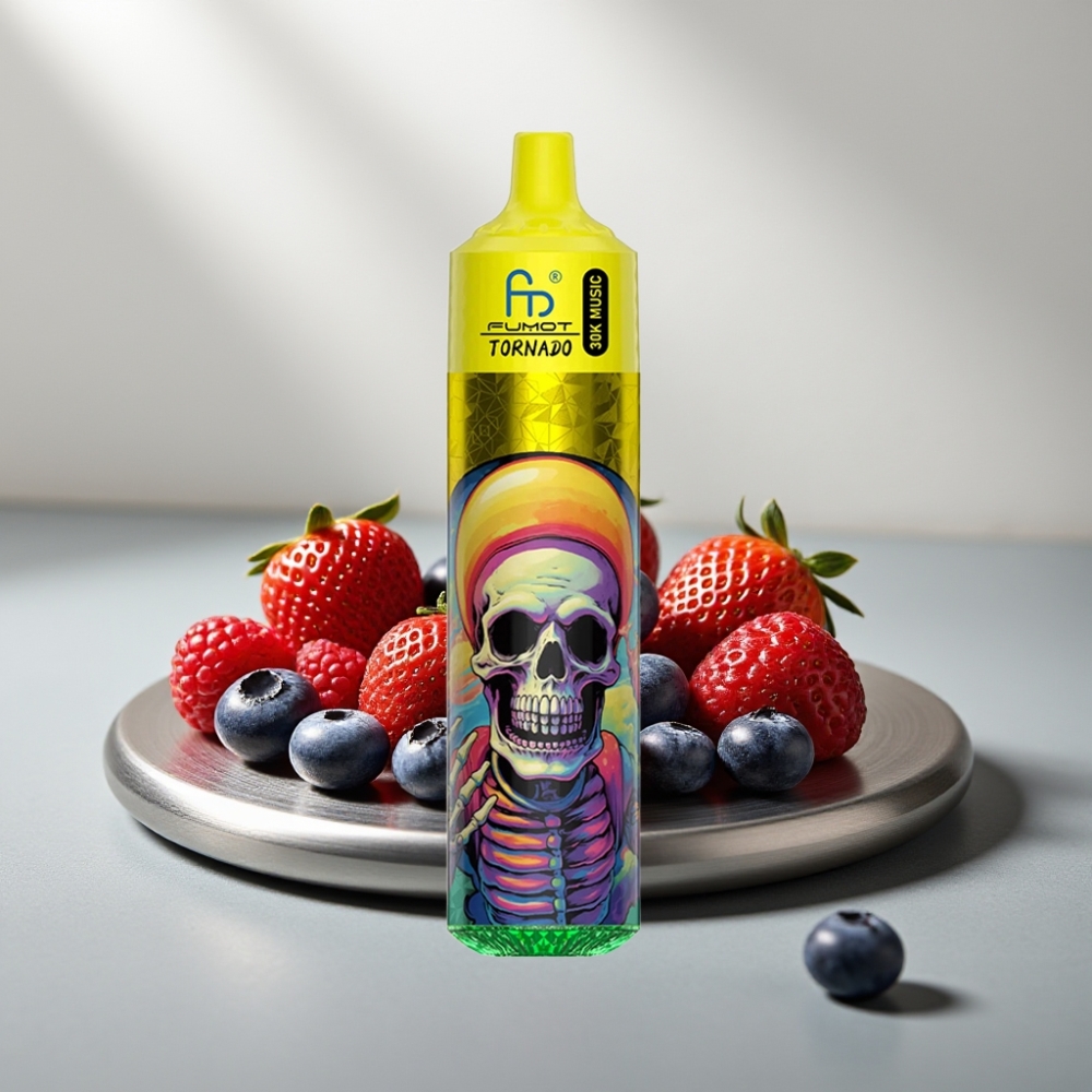 Fumot Randm Tornado 30000 Puffs 30mL 2%/5% 600mAh תות פטל אוכמניות