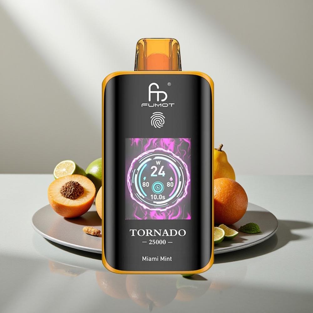 Fumot Tornado 25000 Puffs HD Screen 700mAh 20ml Miami Mint