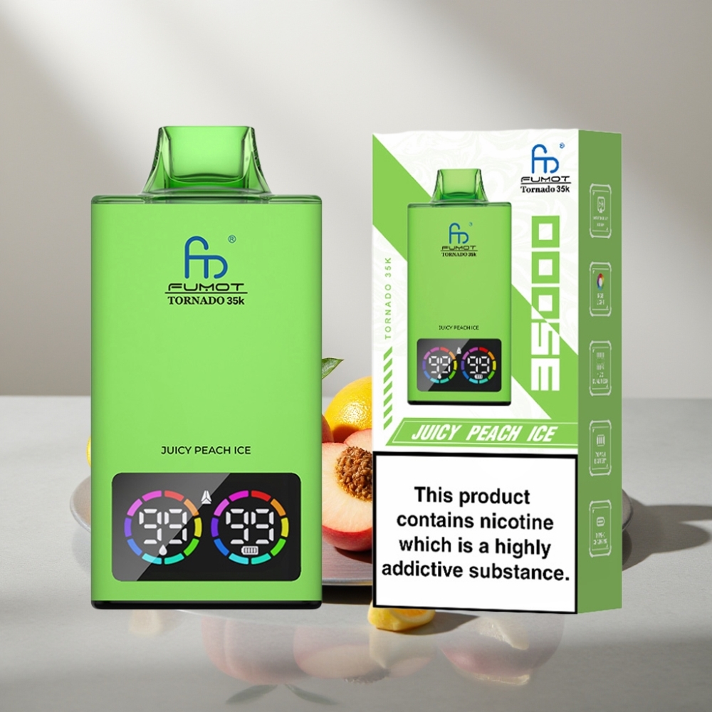 Fumot Tornado 35000 Dual Mesh 15ml 700mAh USB-C אַפְרִיקוֹק קָר