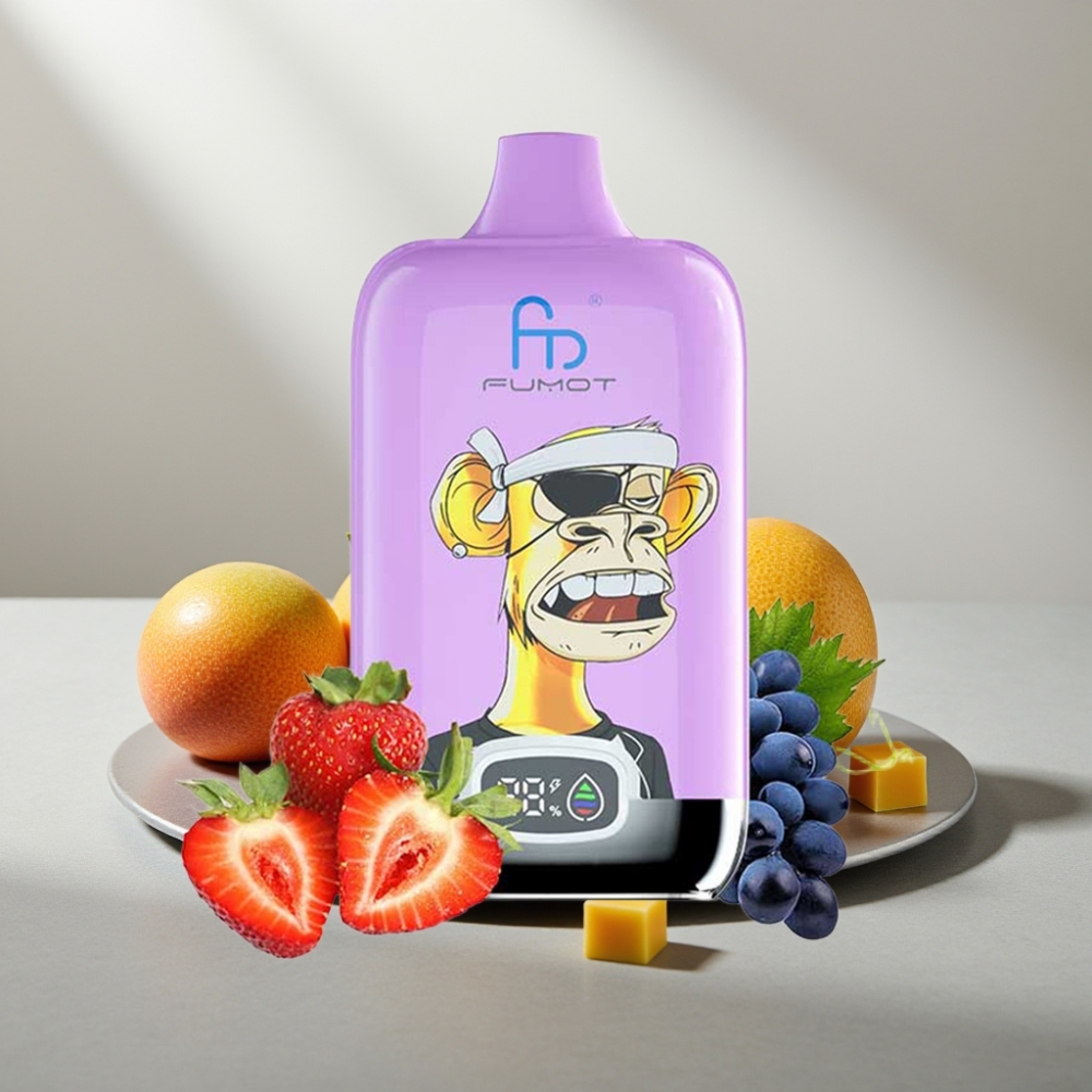 Fumot Tornado Digital Box 12000 Puffs 20ml 550mAh Type-C מנגו על קרח
