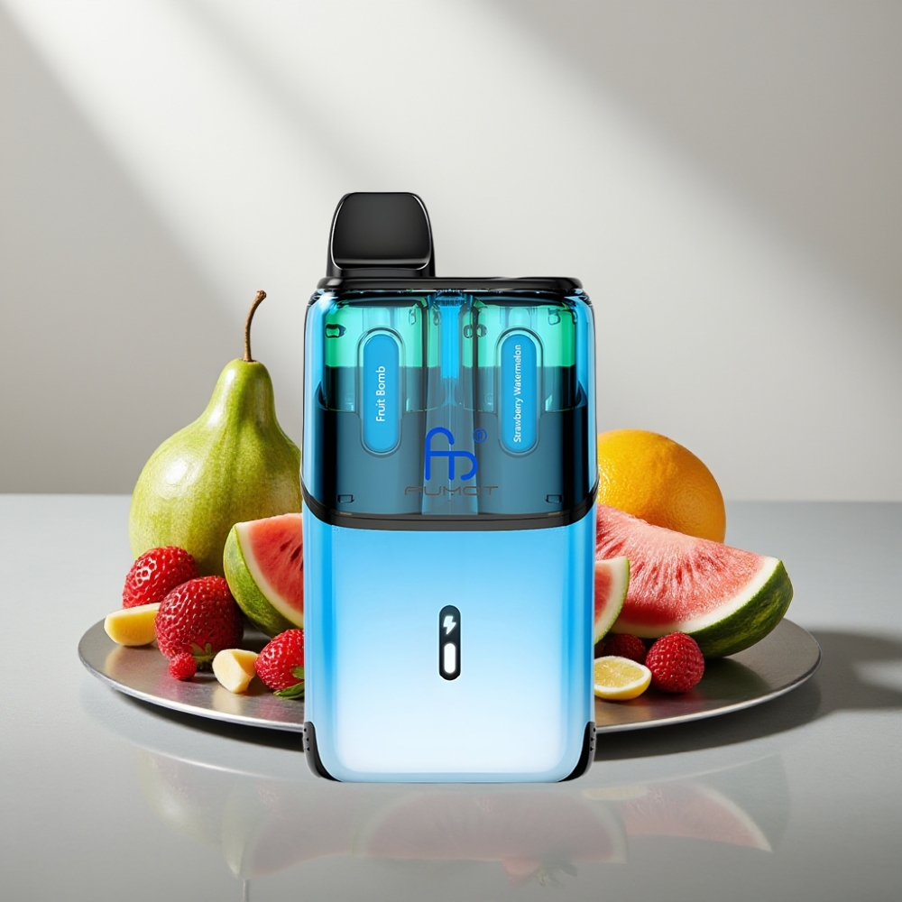 Fumot Ultra T32000 Disposable Vape 32000 Puffs 800mAh 24ml Type-C פירות מתפוצצים - תות אבטיח