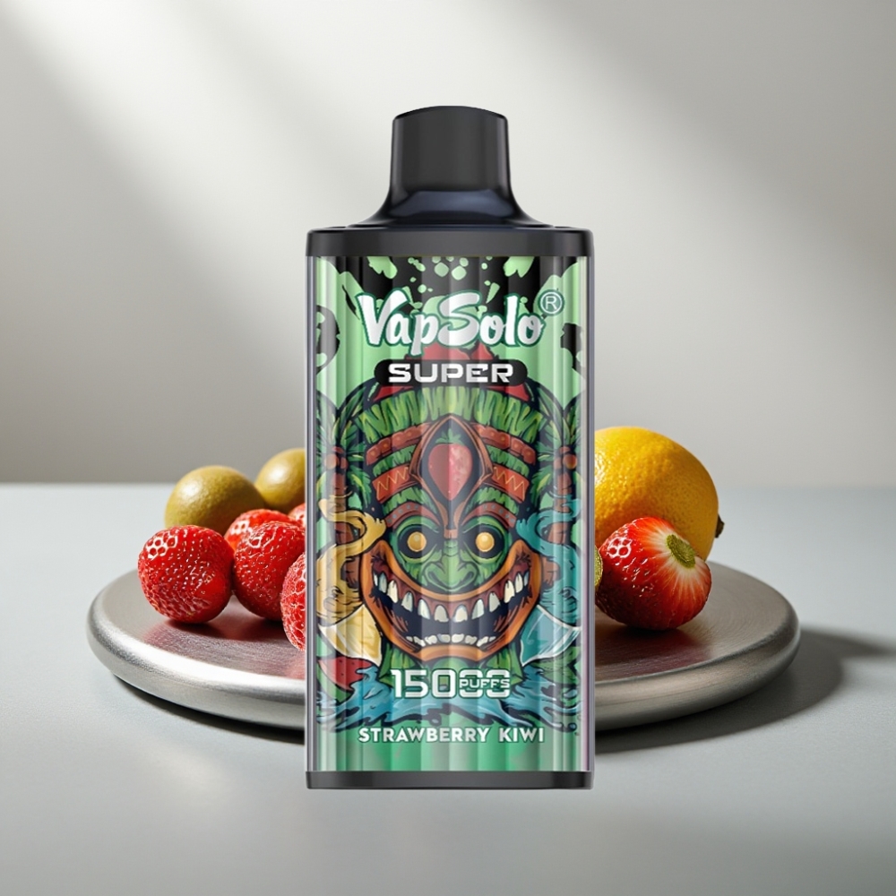 Vapsolo Super 15000 Puffs 40ml 850mah Type-C תות קיווי