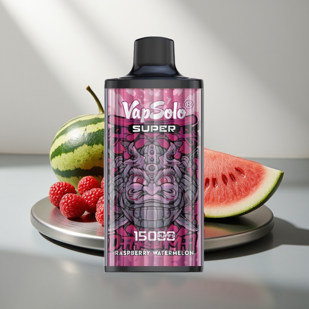 Vapsolo Super 15000 Puffs 40ml 850mah Type-C פטל אבטיח Disposable Vape