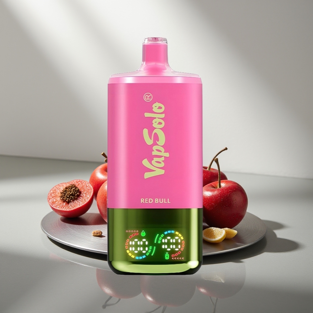 VapSolo Triple 30000 Puffs 40ml 3 Tank Type-C שור אדום