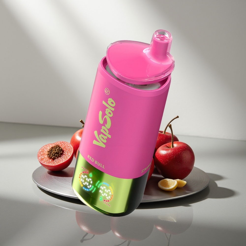VapSolo Triple 30000 Puffs 40ml 3 Tank Type-C שור אדום